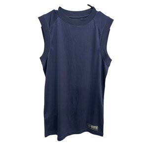 Golds Gym Mens Navy Sleeveless Gym-Dri Core Training Tank Top Sz Small Athletic